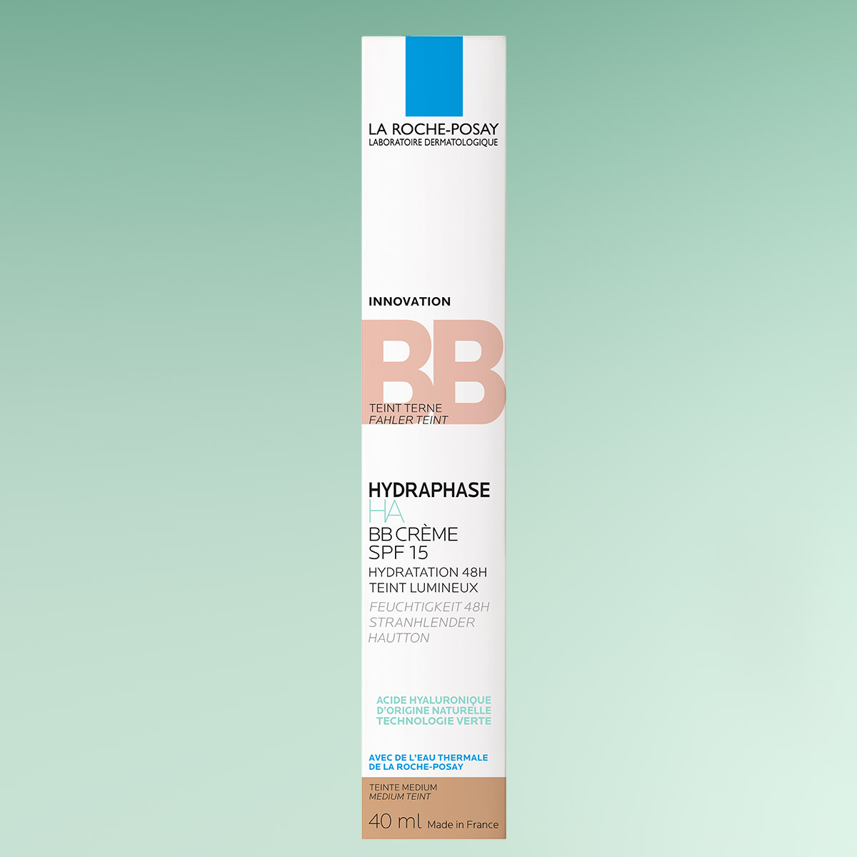 Hydraphase HA BB krema za sijočo polt Medium ZF 15 – La Roche-Posay, 40 ml