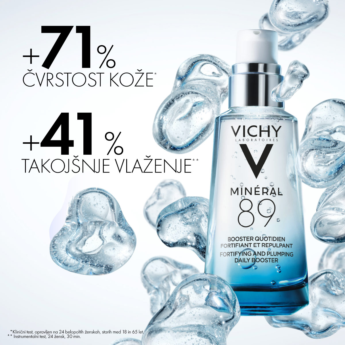 Vichy Mineral 89 booster nega za obraz za vse tipe kože, 50 ml refill