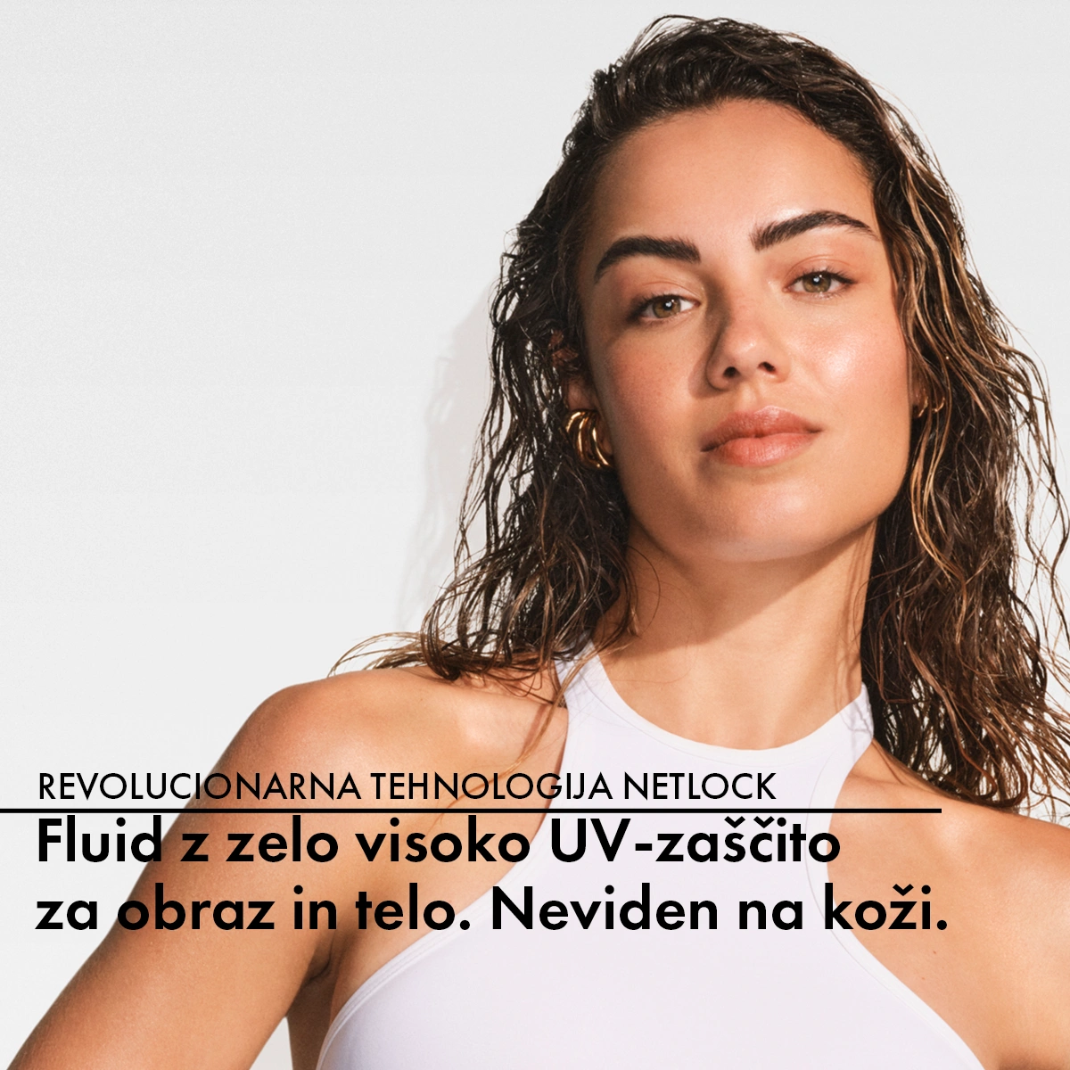 Vichy Capital Soleil nevidno vlažilno mleko za obraz in telo ZF 50+, 150 ml