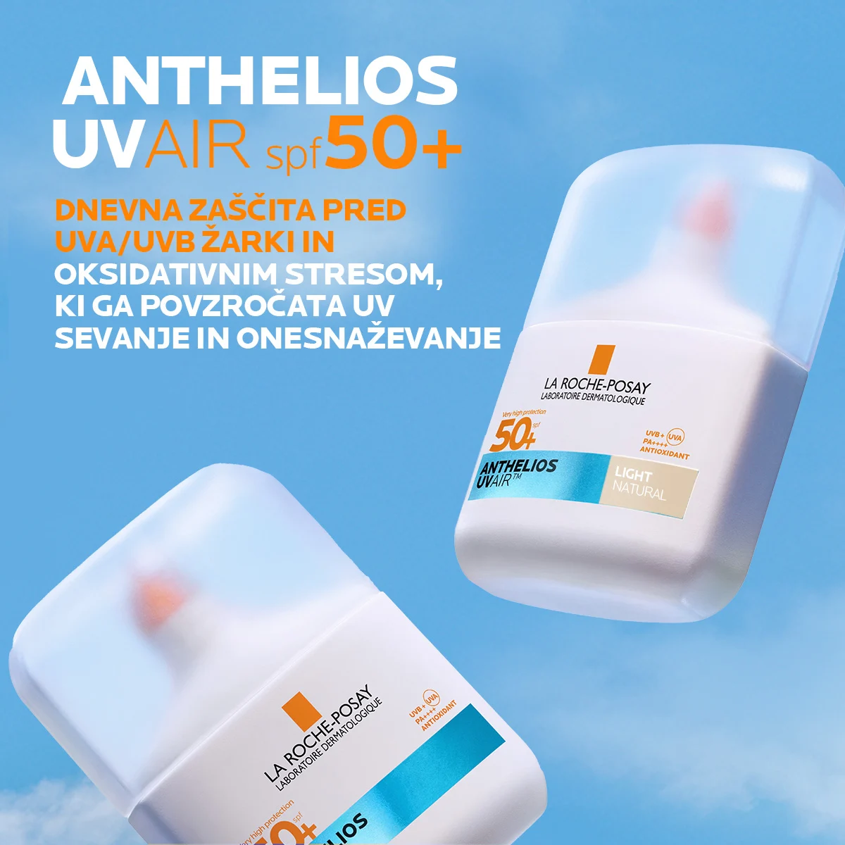 Anthelios UVAir dnevni tonirani serum za zaščito pred soncem Light ZF 50+ – La Roche-Posay, 50 ml