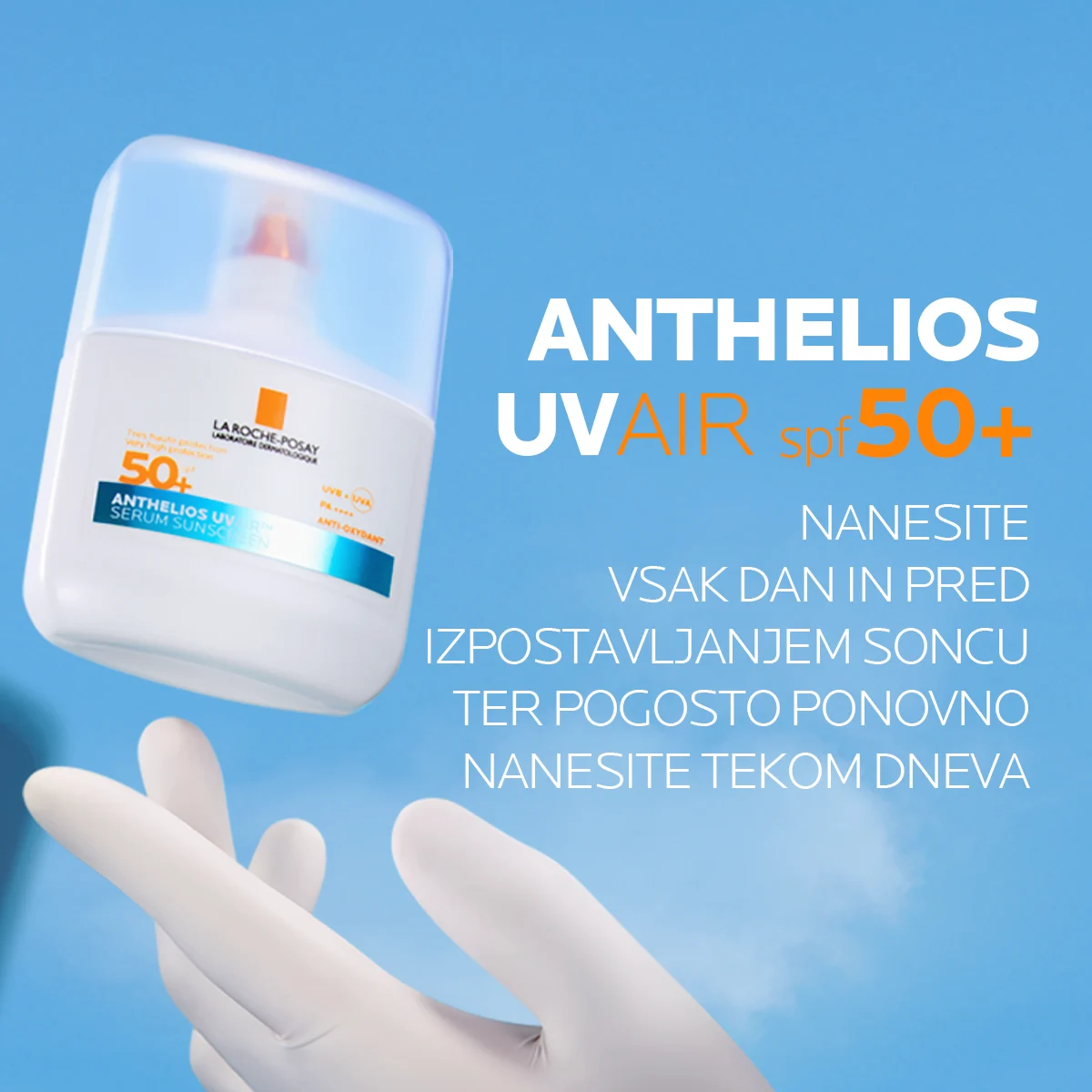 Anthelios UVAir dnevni serum za zaščito pred soncem ZF 50+ – La Roche-Posay, 50 ml