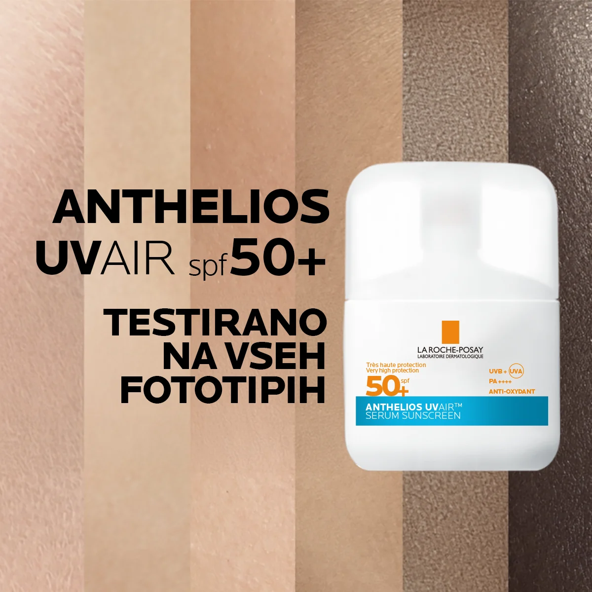 Anthelios UVAir dnevni serum za zaščito pred soncem ZF 50+ – La Roche-Posay, 50 ml