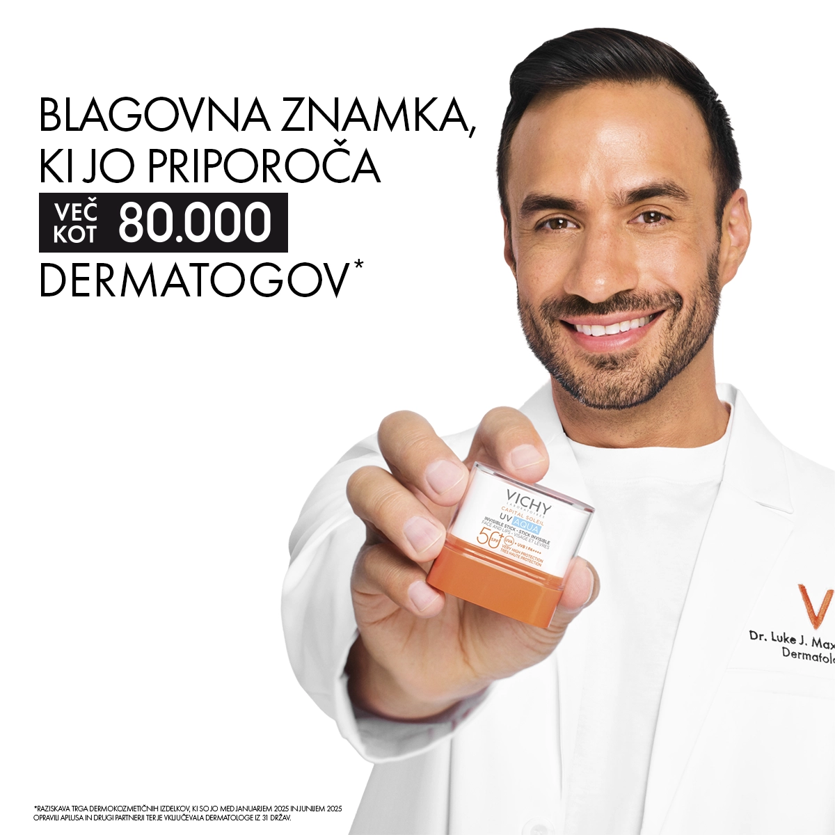 Vichy Capital Soleil UV-Aqua nevidni stik za obraz in ustnice ZF 50+, 10 g