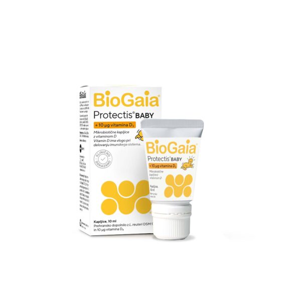 BioGaia Protectis Baby D3 kapljice za otroke in dojenčke, 10 ml