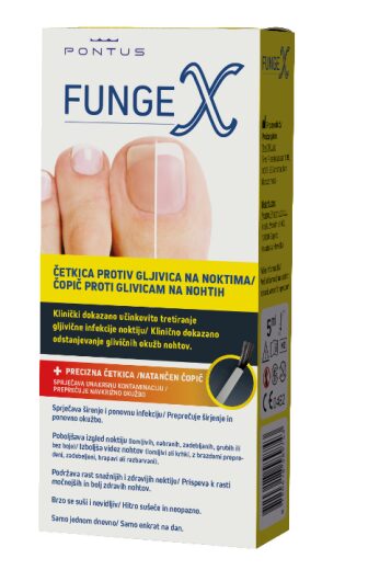 FungeX čopič proti glivicam na nohtih, 1 čopič