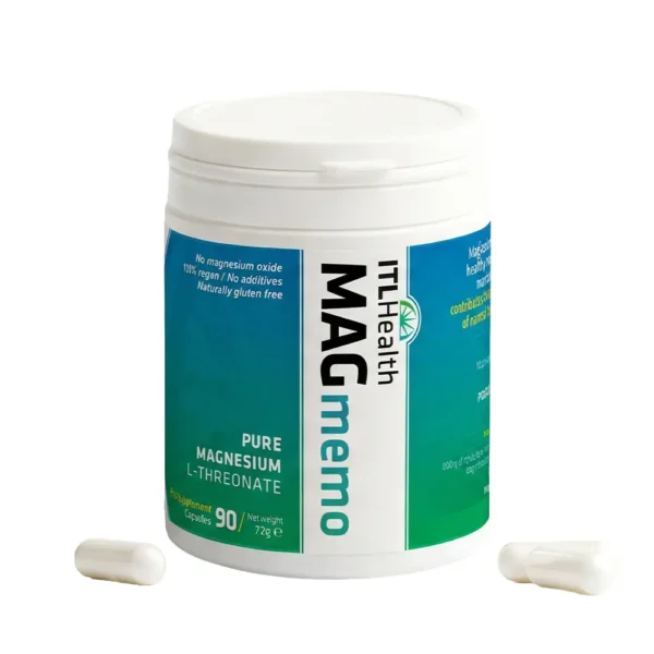 MAGmemo Magtein magnezijev L-treonat kapsule, 90 kapsul