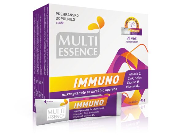 Multi Essence Immuno mikrogranule za direktno uporabo, 3 x 20 vrečk