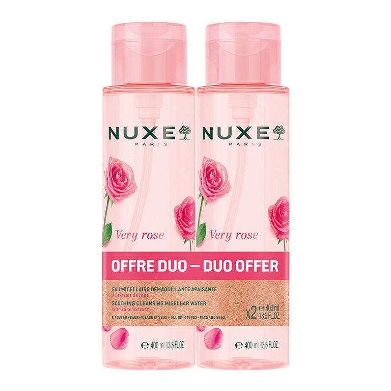 Nuxe Very Rose micelarna voda, 2 x 400 ml
