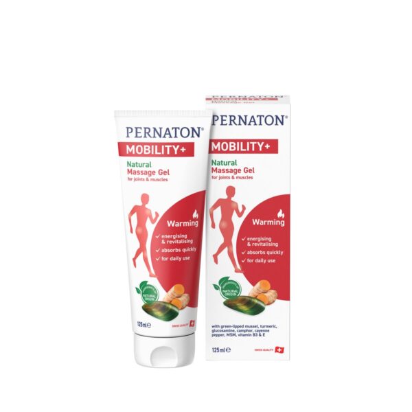 Pernaton Mobility+ masažni gel z grelnim učinkom, 125 ml