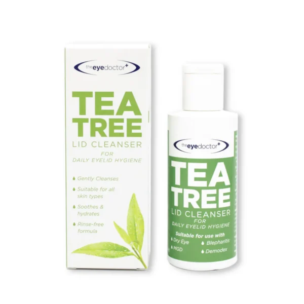 The Eye Doctor čistilna raztopina za veke in trepalnice s čajevcem, 100 ml