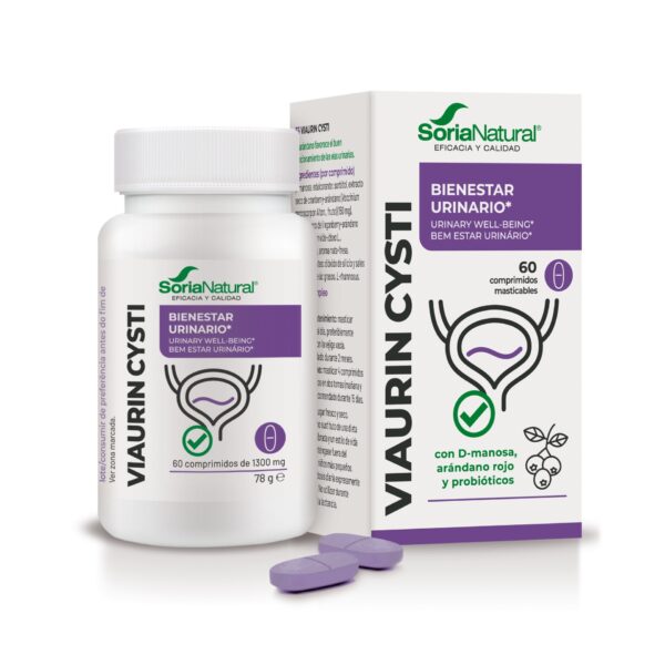 Soria Natural Viaurin Cysti žvečljive tablete, 60 tablet