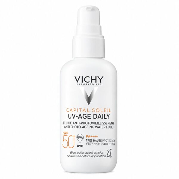 Vichy Capital Soleil UV-Age dnevni fluid proti znakom fotostaranja ZF 50+, 80 ml