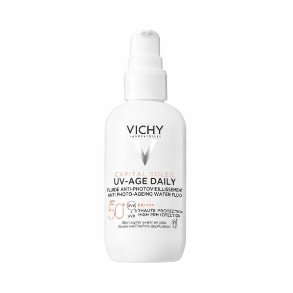 Vichy Capital Soleil UV-Age dnevni fluid proti znakom fotostaranja ZF 50+, 80 ml
