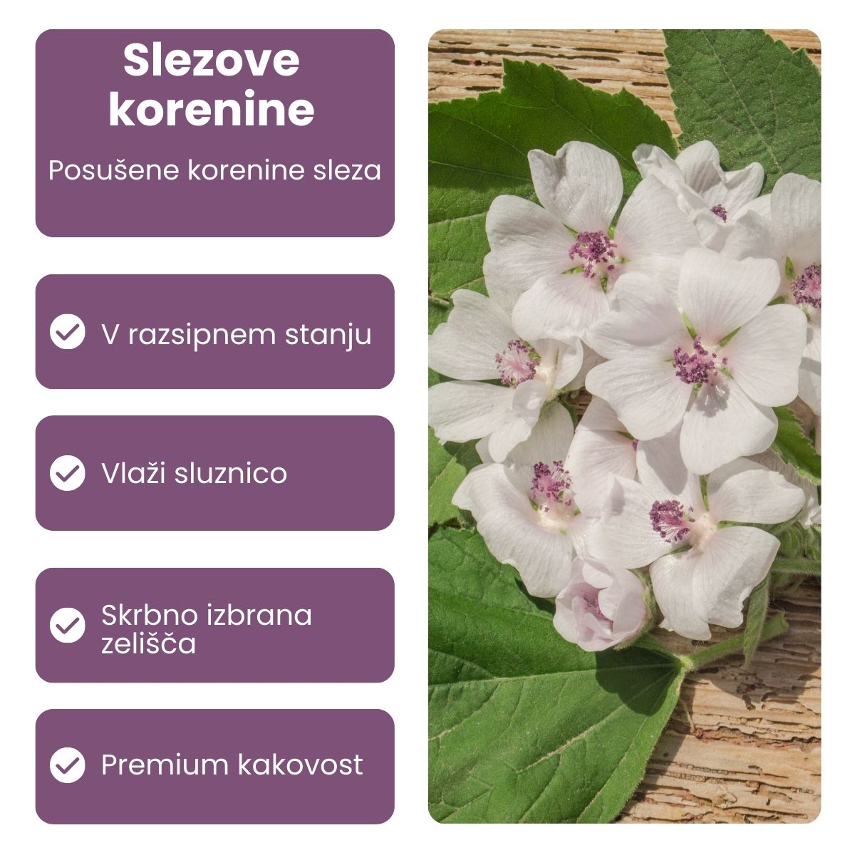 Galex slezove korenine zeliščni čaj, 40 g