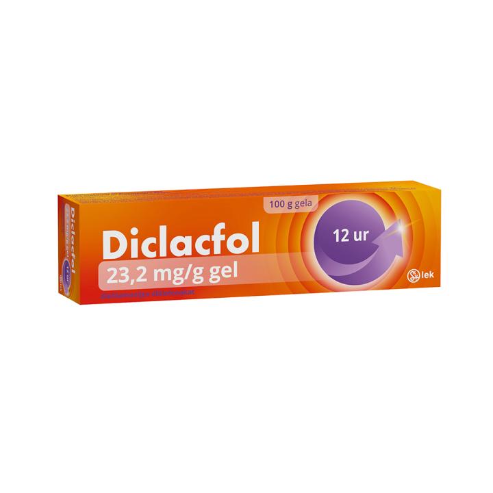 Diclacfol 23,2 mg/g gel, 100 g