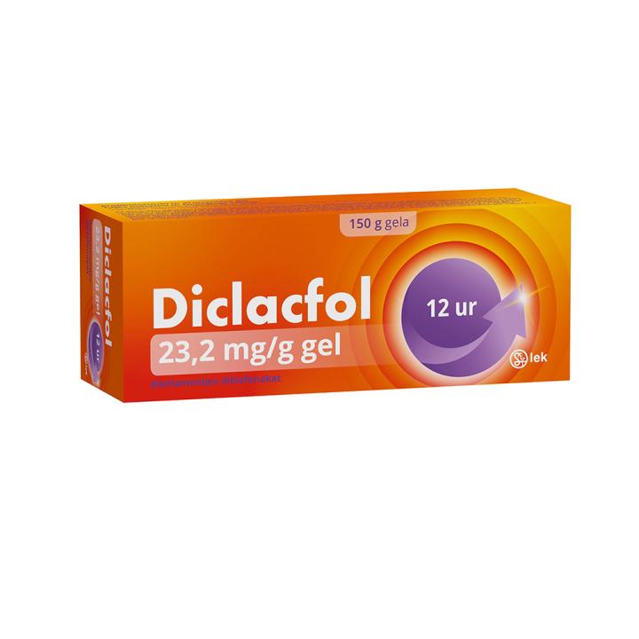 Diclacfol 23,2 mg/g gel, 150 g