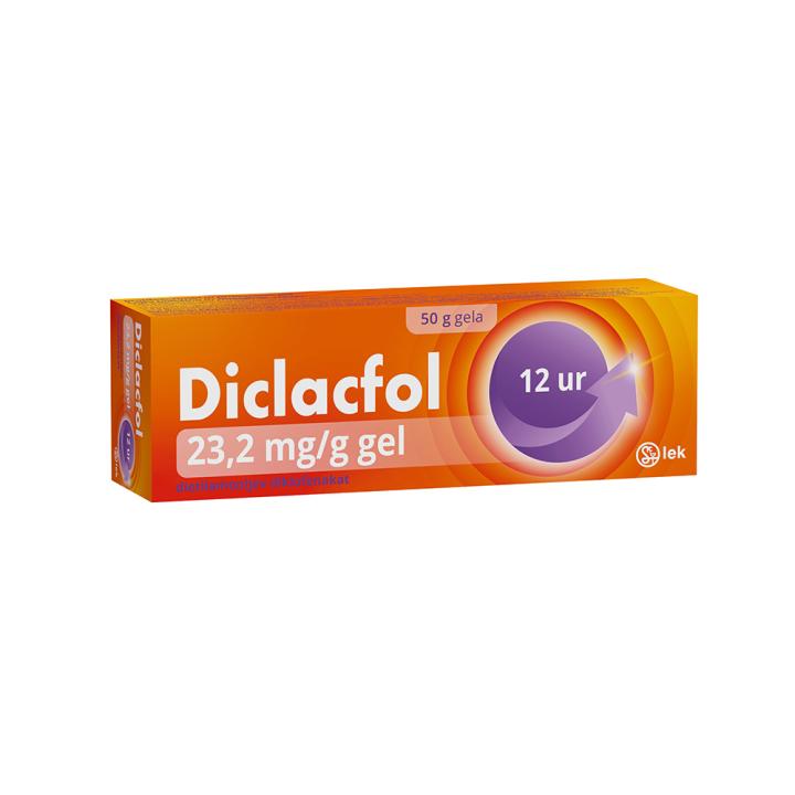 Diclacfol 23,2 mg/g gel, 50 g