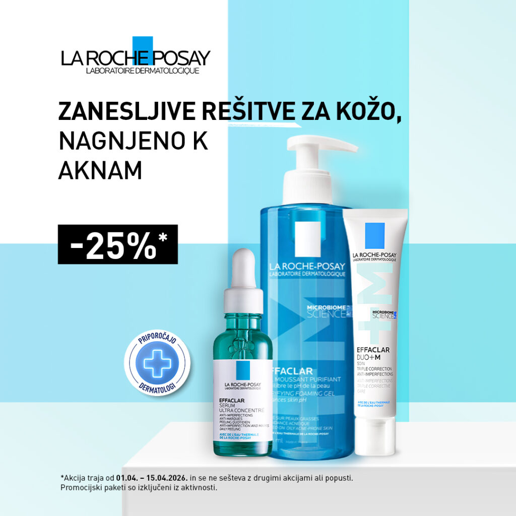 -25 % | La Roche Posay Effeclar (1. 4. 2026 – 15. 4. 2026) -25 % | La Roche Posay Effeclar (1. 4. 2026 – 15. 4. 2026)