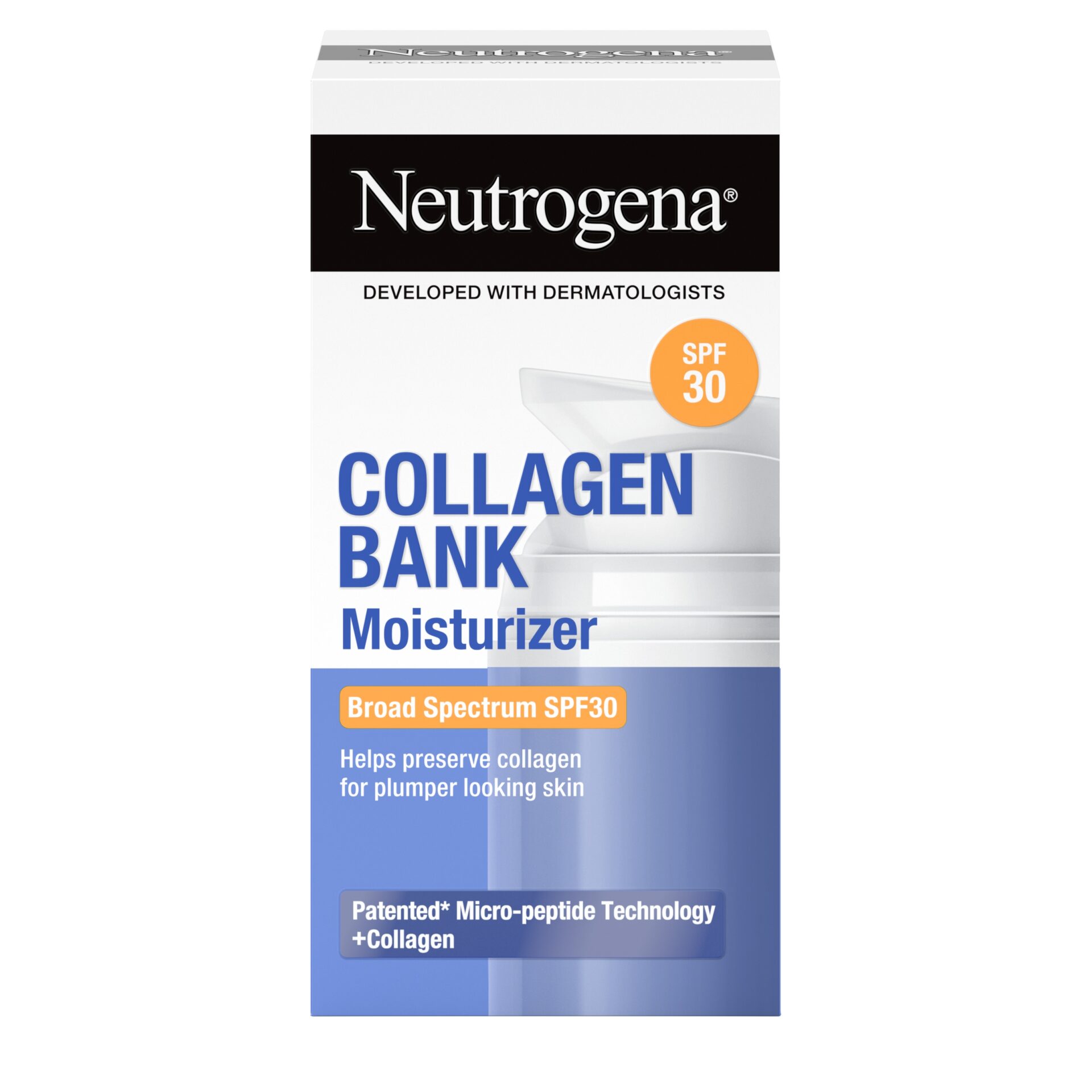 Neutrogena Collagen Bank Moisturizer ZF 30 vlažilna krema za obraz, 50 ml