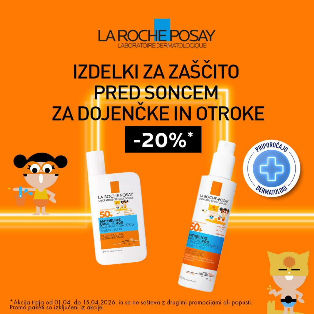 -20 % | La Roche Posay - Anthelios Kids (1. 4. 2026 – 15. 4. 2026) -20 % | La Roche Posay - Anthelios Kids (1. 4. 2026 – 15. 4. 2026)