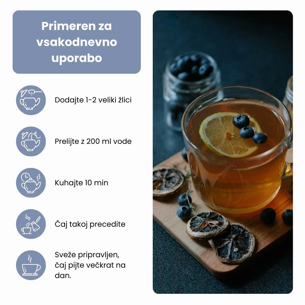 Galex borovnice sadni čaj, 40 g