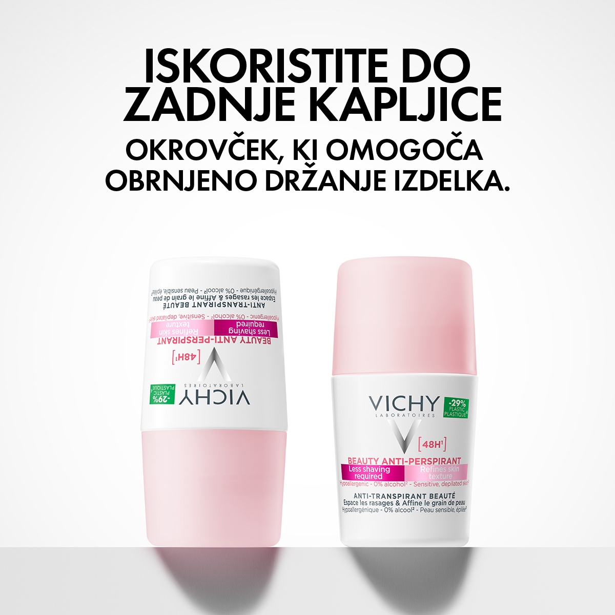 Vichy Deo Beauty dezodorant antitranspirant 48h roll-on, 50 ml
