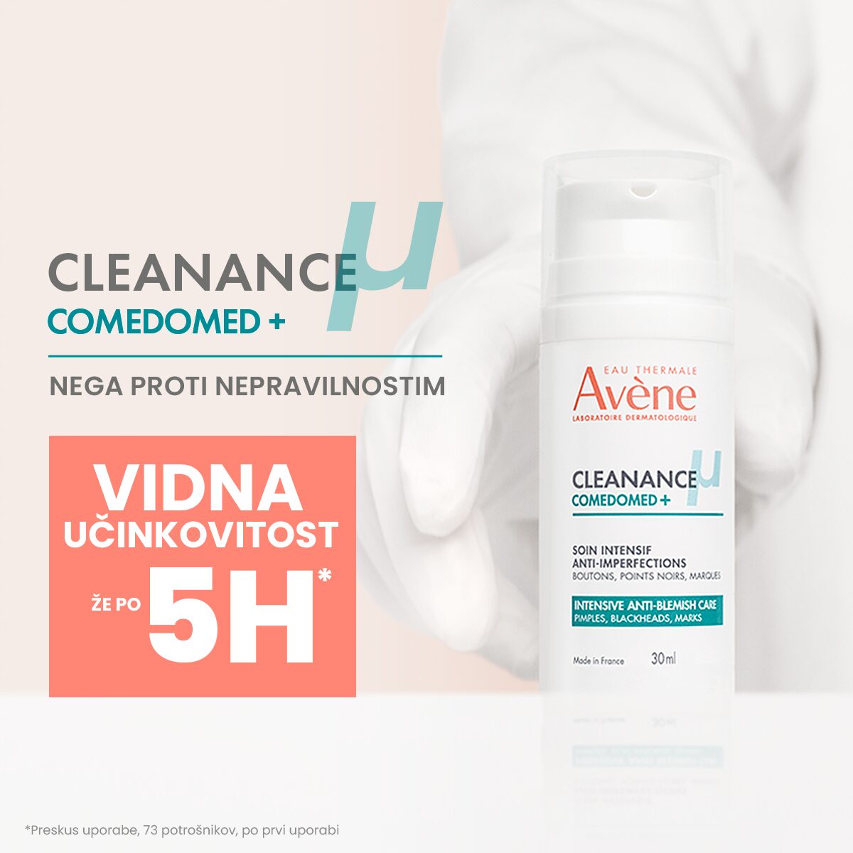 Avène Cleanance Comedomed+ intenzivna nega proti nepravilnostim, 30 ml
