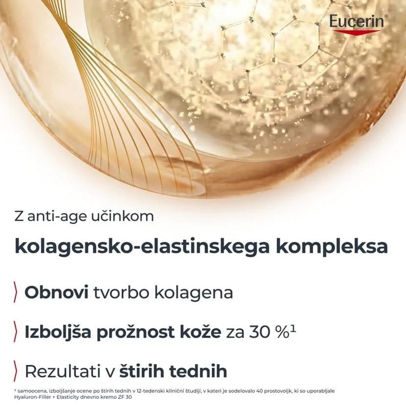 Eucerin Hyaluron-Filler + Elasticity ultralahki dnevni fluid ZF 50, 50 ml