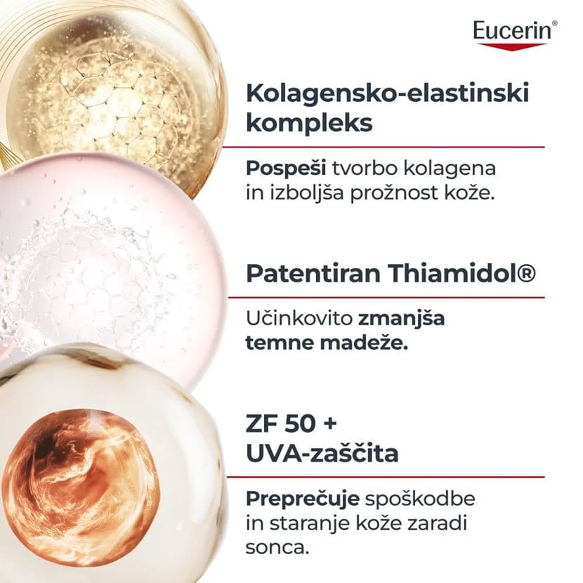 Eucerin Hyaluron-Filler + Elasticity ultralahki dnevni fluid ZF 50, 50 ml