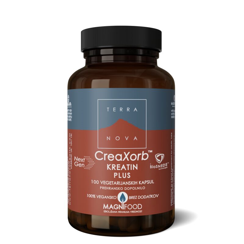 Terranova CreaXorb Kreatin Plus kompleks kapsule, 100 kapsul