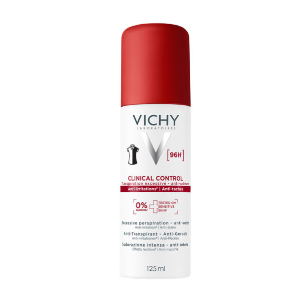 Vichy Deo Clinical Control dezodorant antiperspirant proti potenju 96h sprej, 125 ml