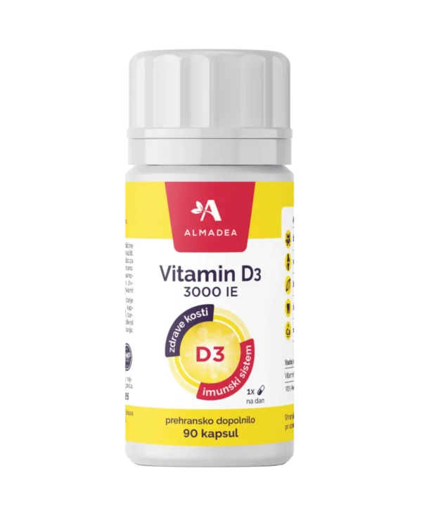 Vitamin D 3000 IE kapsule, 90 kapsul