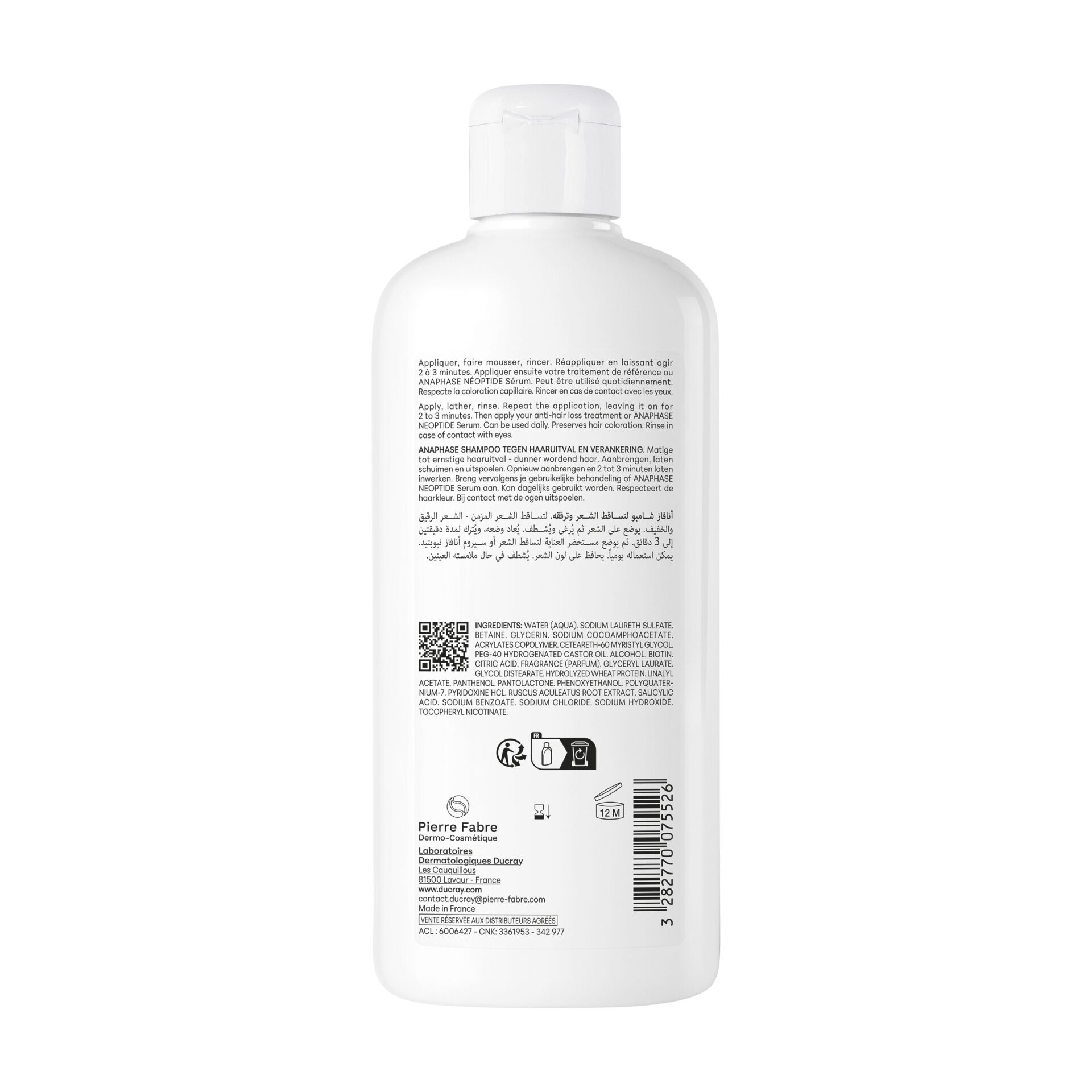 Ducray Anaphase šampon proti izpadanju las, 400 ml