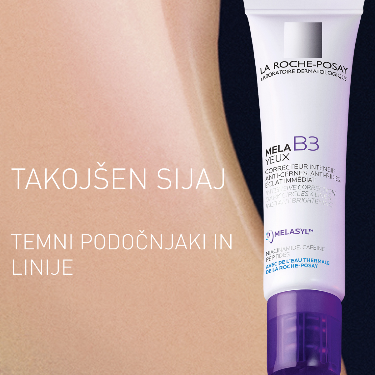Mela B3 intenzivna nega za predel okoli oči – La Roche-Posay, 15 ml