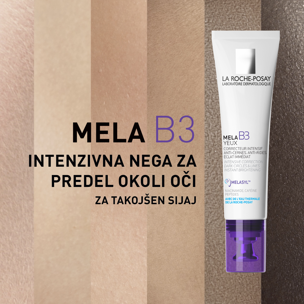 Mela B3 intenzivna nega za predel okoli oči – La Roche-Posay, 15 ml