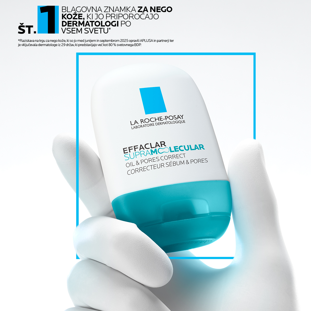 Effaclar Supramolecular gel proti vidnim poram in odvečnemu sebumu – La Roche-Posay, 40 ml
