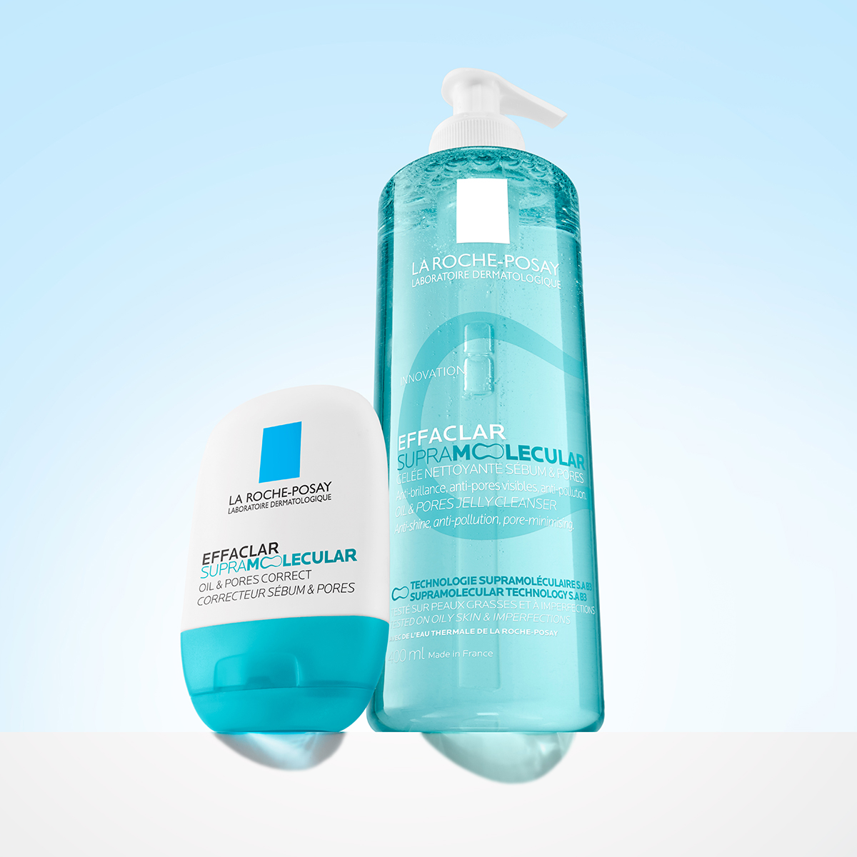 Effaclar Supramolecular gel proti vidnim poram in odvečnemu sebumu – La Roche-Posay, 40 ml