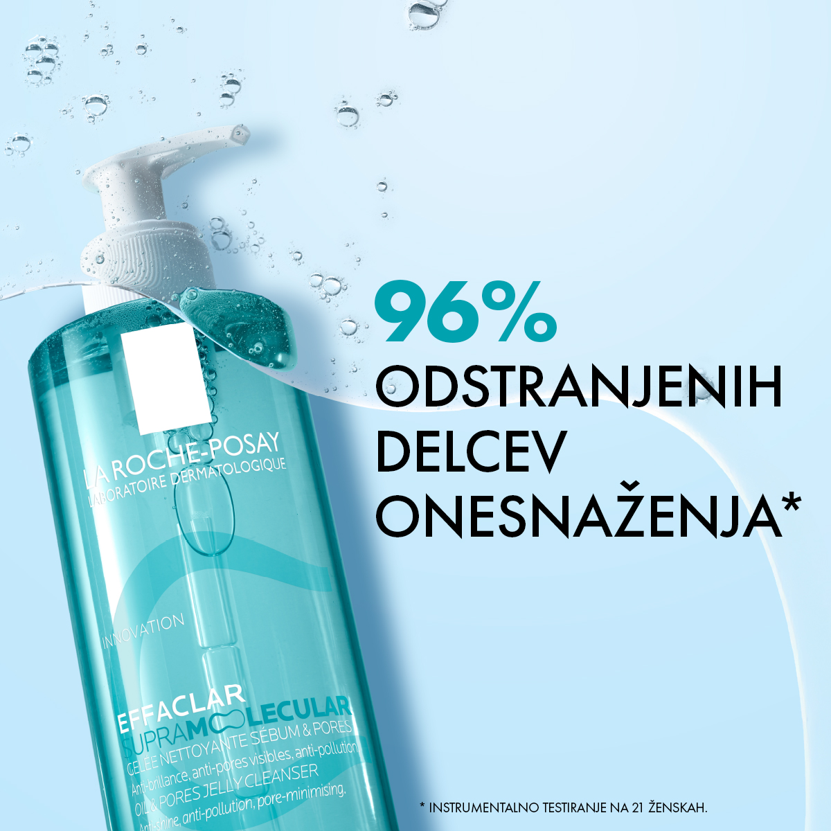 Effaclar Supramolecular čistilni gel za obraz – La Roche-Posay, 400 ml