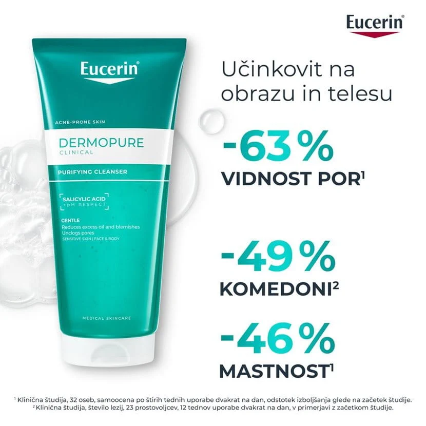 Eucerin DermoPure Clinical čistilni gel, 200 ml