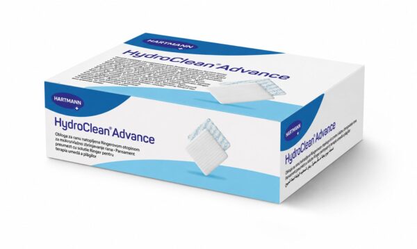 HydroClean Advance sterilna obloga za rane, 4 × 8 cm, 10 oblog