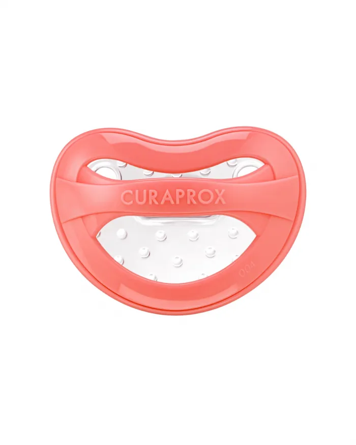 Curaprox Baby duda, velikost 1 (1–2,5 leta) – koralna, 1 duda