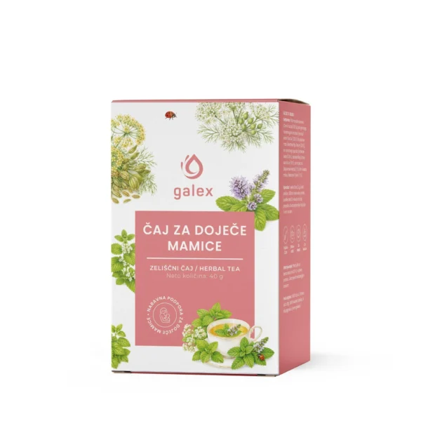Galex zeliščni čaj za doječe mamice, 40 g