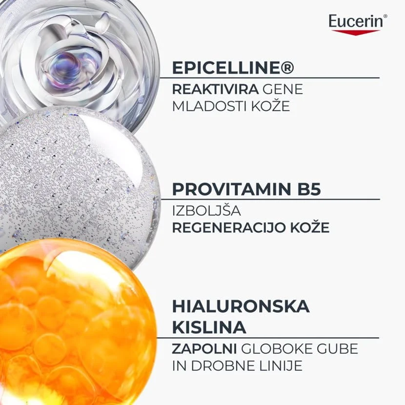 Eucerin Hyaluron-Filler + Longevity Epigenetic dnevna krema ZF 30, 50 ml