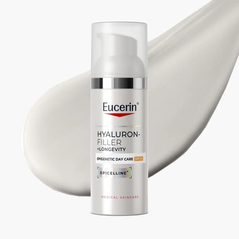 Eucerin Hyaluron-Filler + Longevity Epigenetic dnevna krema ZF 30, 50 ml