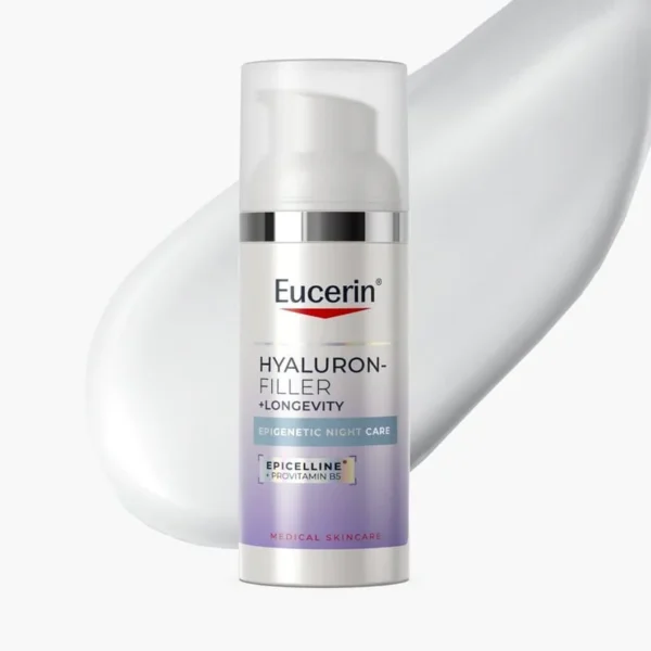 Eucerin Hyaluron-Filler + Longevity Epigenetic nočna krema, 50 ml