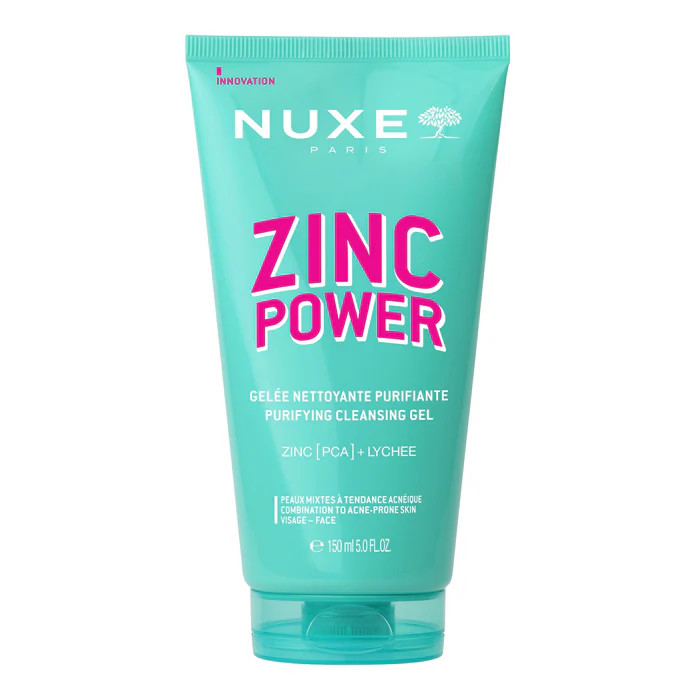 Nuxe Zinc Power čistilni gel za kožo z nepravilnostmi, 150 ml