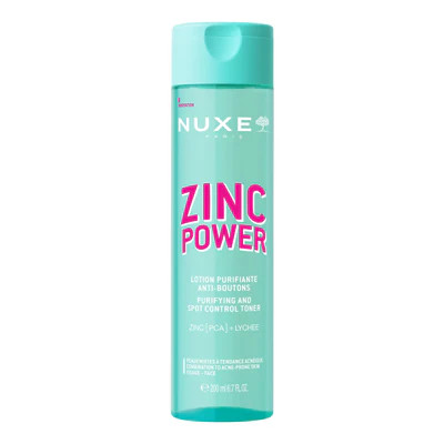 Nuxe Zinc Power čistilni tonik za kožo z nepravilnostmi, 200 ml