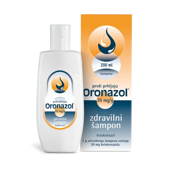 Oronazol 20 mg/g zdravilni šampon, 200 ml