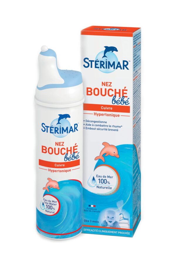 Sterimar Baby hipertonično pršilo za zamašen nos za otroke, 50 ml