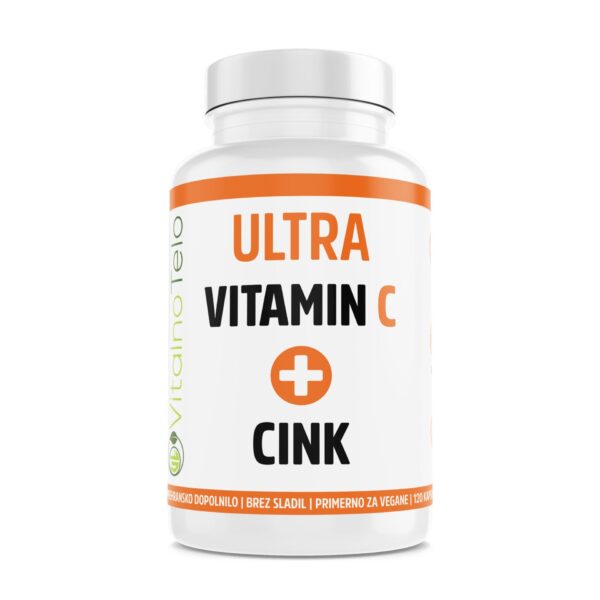 FilVital Ultra Vitamin C + cink kapsule, 120 kapsul